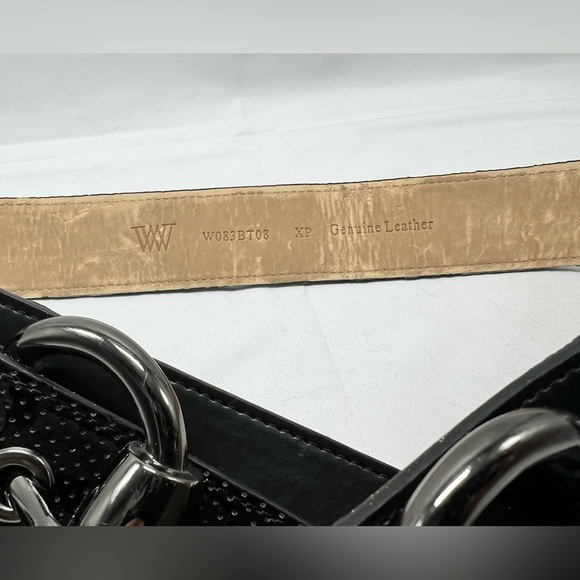 W by Worth wide double buckle belt main image 12